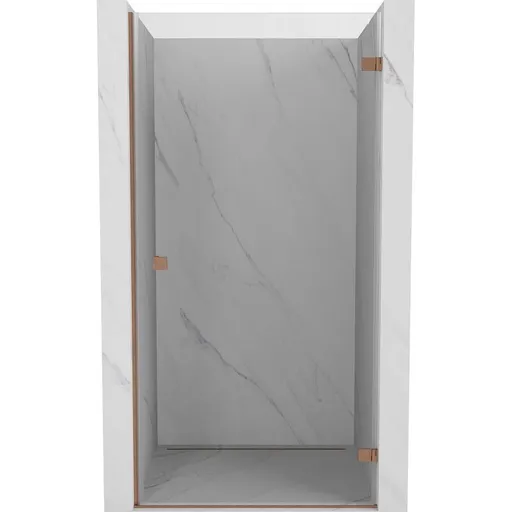 MEXEN/S - Lunar-B sprchové dvere krídlové pravé 95, transparent, meď kartáčovaná 832-095-000-65-00-P