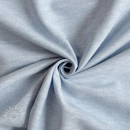 Ľan s bavlnou Lico light blue