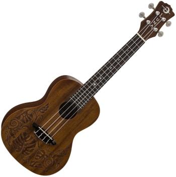 Luna Mo'o Lizard/Leaf design Koncertné ukulele