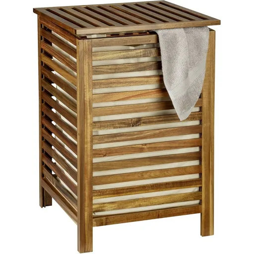 Wenko Kôš na špinavú bielizeň z akácie Fondi 56 l