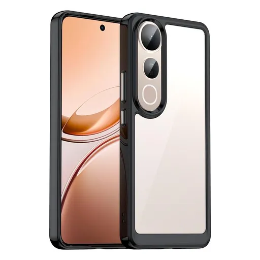 CRYSTAL Ochranný obal pre Vivo V50 Lite čierny