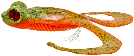 Gunki gumová nástraha mama bull frog fluo chart pepper 17 cm