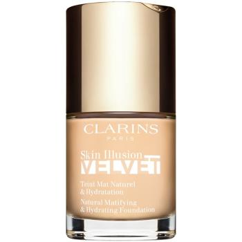 Clarins Skin Illusion Velvet tekutý mejkap s matným finišom s vyživujúcim účinkom odtieň 100.3N 30 ml