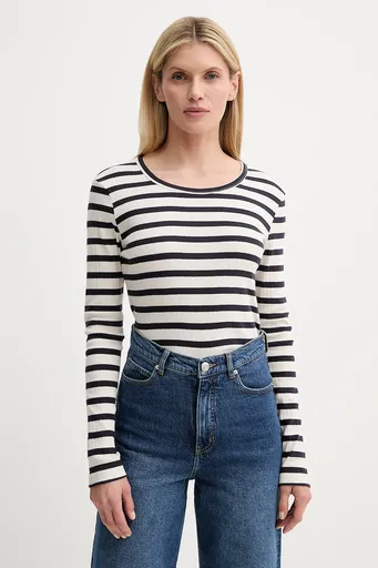 Bavlnené tričko s dlhým rukávom MUNTHE JOTE