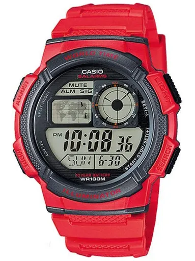 CASIO AE-1000W 4AV PÁNSKE HODINKY (zd073c) - SVETOVÝ ČAS + BOX
