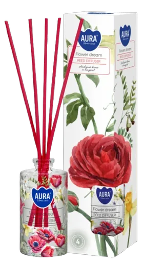 AURA - Vonné tyčinky so štýlovým dizajnom flower dream, 45 ml