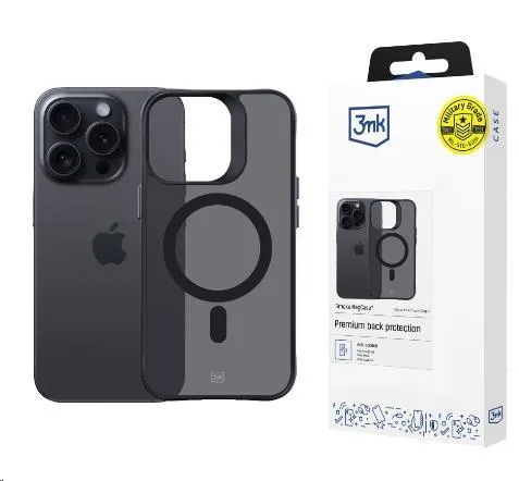 3mk ochranný kryt Smoke MagCase pre Apple iPhone 15 Pro