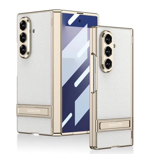 GKK TRIUMPH Ultratenký kryt so stojanom pre Samsung Galaxy Z Fold7 5G WHITE