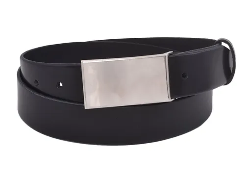 Pánsky kožený opasok 754-35-07 čierny pracka Dalimil