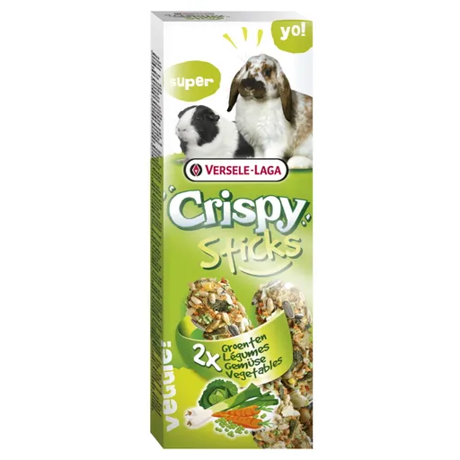 VERSELE-LAGA Crispy Sticks pre králiky/morča zelenina 110 g