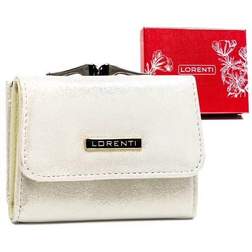 Elegantná, malá dámska peňaženka na patent a kovový uzáver - Lorenti