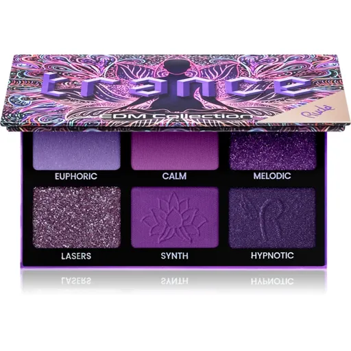 Rude Cosmetics EDM Collection paletka očných tieňov odtieň Trance 6 g