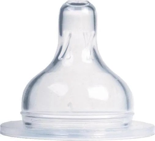 CANPOL BABIES Cumlík silikónový okrúhly široký 2-MEDIUM 1ks