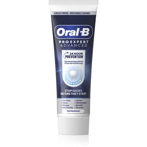 Oral-B Pro-Expert Advanced Deep Clean zubná pasta pre dôkladné vyčistenie zubov Peppermint 75 ml