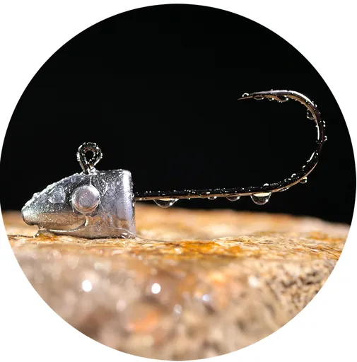 Redbass jigová hlavička bullet sickle 5 ks 7/0 - 50 g