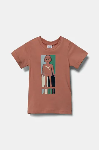 Detské bavlnené tričko Puma X PLAYMOBIL