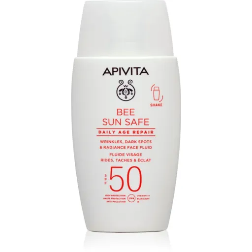 Apivita Bee Sun Safe Daily Age Repair Fluid SPF50 ochranný fluid proti vráskam SPF 50 50 ml