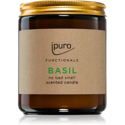 ipuro Functionals Basil vonná sviečka 200 g
