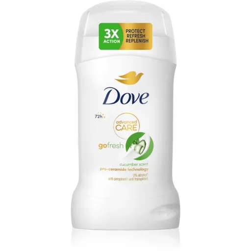 Dove Advanced Care Cucumber & Green Tea tuhý dezodorant 50 ml