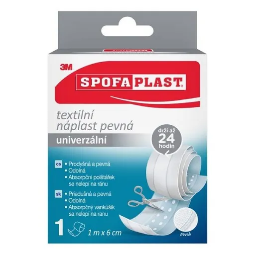 3M™ SPOFAPLAST 254 Pevná textilná náplasť 6 cm x 1 m