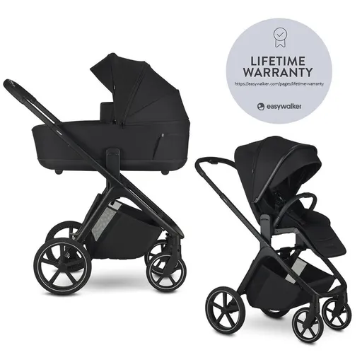 EASYWALKER Kočík kombinovaný Zoey Pure Black