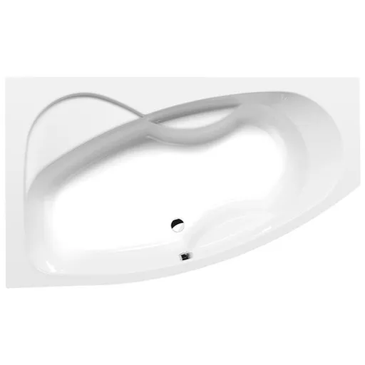 Polysan Mamba asymetrická vaňa 170x100 cm akrylát ľavá 76111