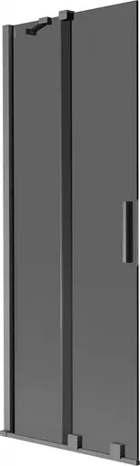 MEXEN/S - Velar dvojkrídlová posuvná vaňová zástena 70 x 150, grafit, grafit kartáčovaná 896-070-000-41-66