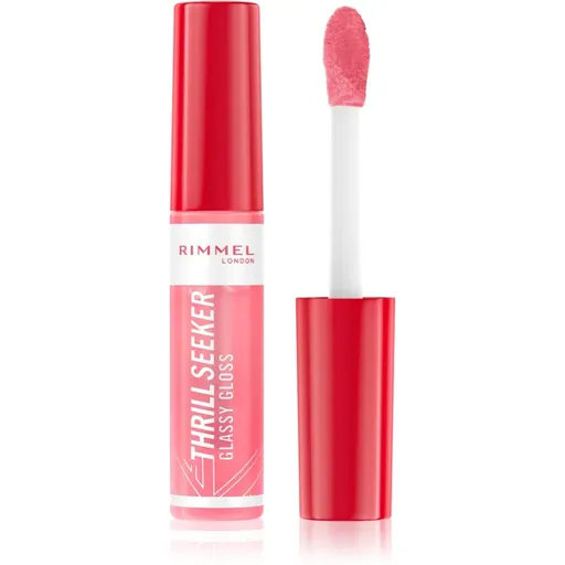 Rimmel Thrill Seeker Glassy Gloss lesk na pery pre väčší objem odtieň 500 Pine to the Apple 10 ml