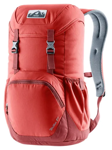 Študentský batoh Deuter Walker 20 Currant-Redwood