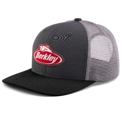 Berkley šiltovka performance trucker cap charcoal black grey