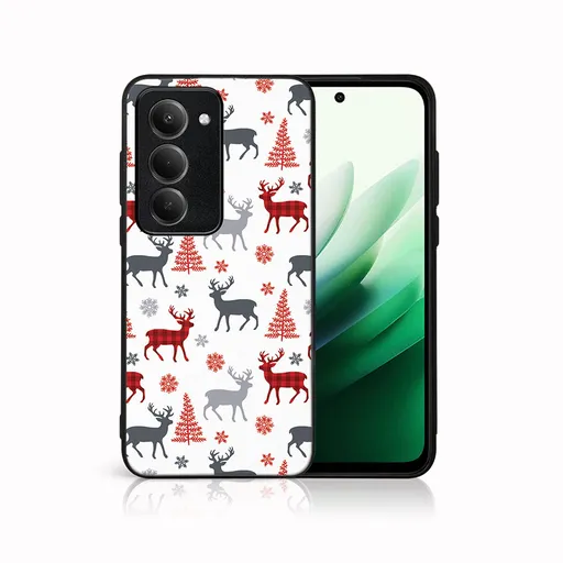 MY ART Kryt s vianočným dizajnom Xiaomi Redmi 15 / Redmi 15 5G DEER (068)