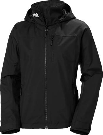 Helly Hansen Bunda Women’s Crew Hooded Midlayer Sailing Jacket 2.0 Black XS