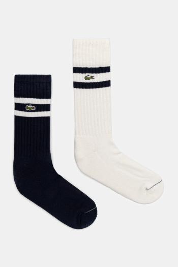 Ponožky Lacoste 2-pak zelená farba, RA6842