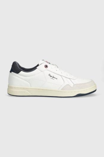 Kožené tenisky Pepe Jeans PMS00013 biela farba, KORE BRIT M
