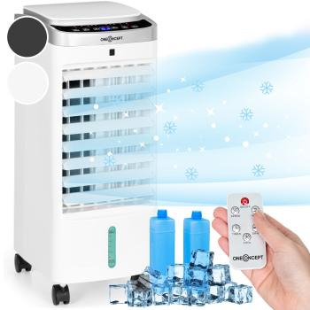 OneConcept Freshboxx Pro, ochladzovač vzduchu, 3 v 1, 65 W, 966 m³/h, 3 stupne prúdenia vzduchu, biely