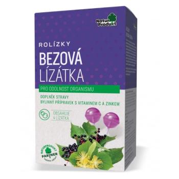 NATURPRODUKT Rolízky bazové lízanky 4 ks