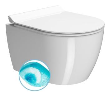 GSI - PURA závesná WC misa, Swirlflush, 35x46cm, biela ExtraGlaze 880211