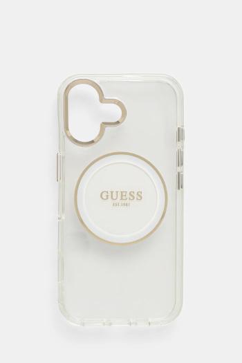 Puzdro na mobil Guess iPhone 16 biela farba, GUHMP16SHTDRCEDH