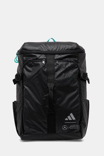 Ruksak adidas x Mercedes šedá farba, veľký, s potlačou, JX6466
