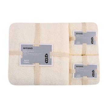 GOLDBABY detské osušky sada biela 2 ks 35 × 75, 1 ks 70 × 140 cm (0722777604679)