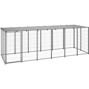 SHUMEE strieborný 330 × 110 × 110 cm oceľ, 150786