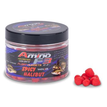Saenger plávajúce nugetky amino f-3 midi 10x8 mm 50 g - halibut chilli