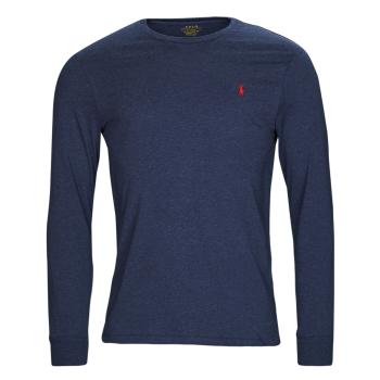 Polo Ralph Lauren  K224SC08-LSCNCMSLM5-LONG SLEEVE-T-SHIRT  Tričká s dlhým rukávom Modrá