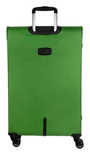 Veľký textilný kufor na kolieskach Skyline Orlando 4w L Green