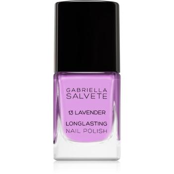 Gabriella Salvete Longlasting Enamel dlhotrvajúci lak na nechty s vysokým leskom odtieň 13 Lavender 11 ml