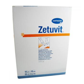 Kompres Zetuvit ster.10x10cm / 25ks