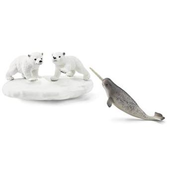 Schleich Ledné medvede a šmykľavka 42531 (4059433573533)