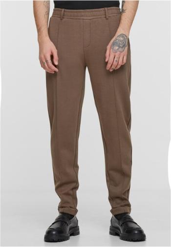 Urban Classics Cropped Interlock Jogg Chino chalkbrown - M