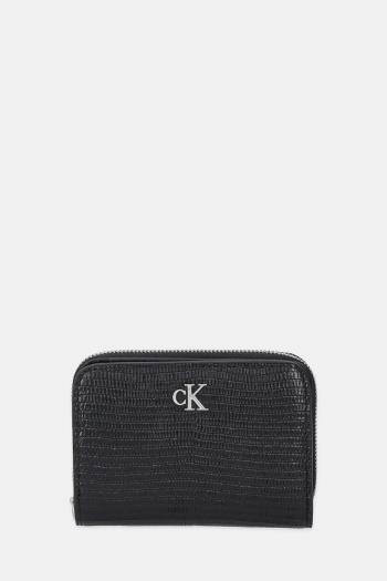 Kožená peňaženka Calvin Klein čierna farba, LV04F1067G