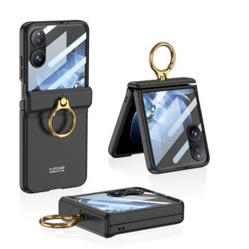 GKK LARA Ochranný kryt so sklom pre vonkajší displej pre Xiaomi MIX Flip čierny